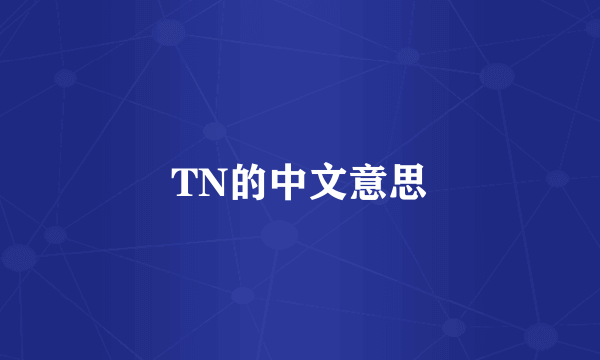 TN的中文意思