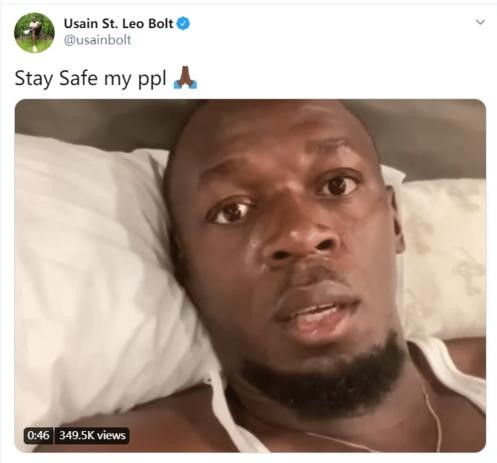 飞人博尔特回应新冠阳性报道,飞人博尔特都说了什么?