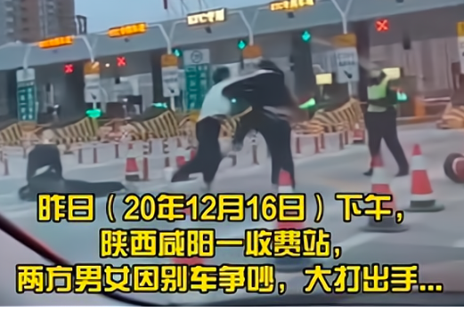收费站10秒KO两男子，当事人道歉了？