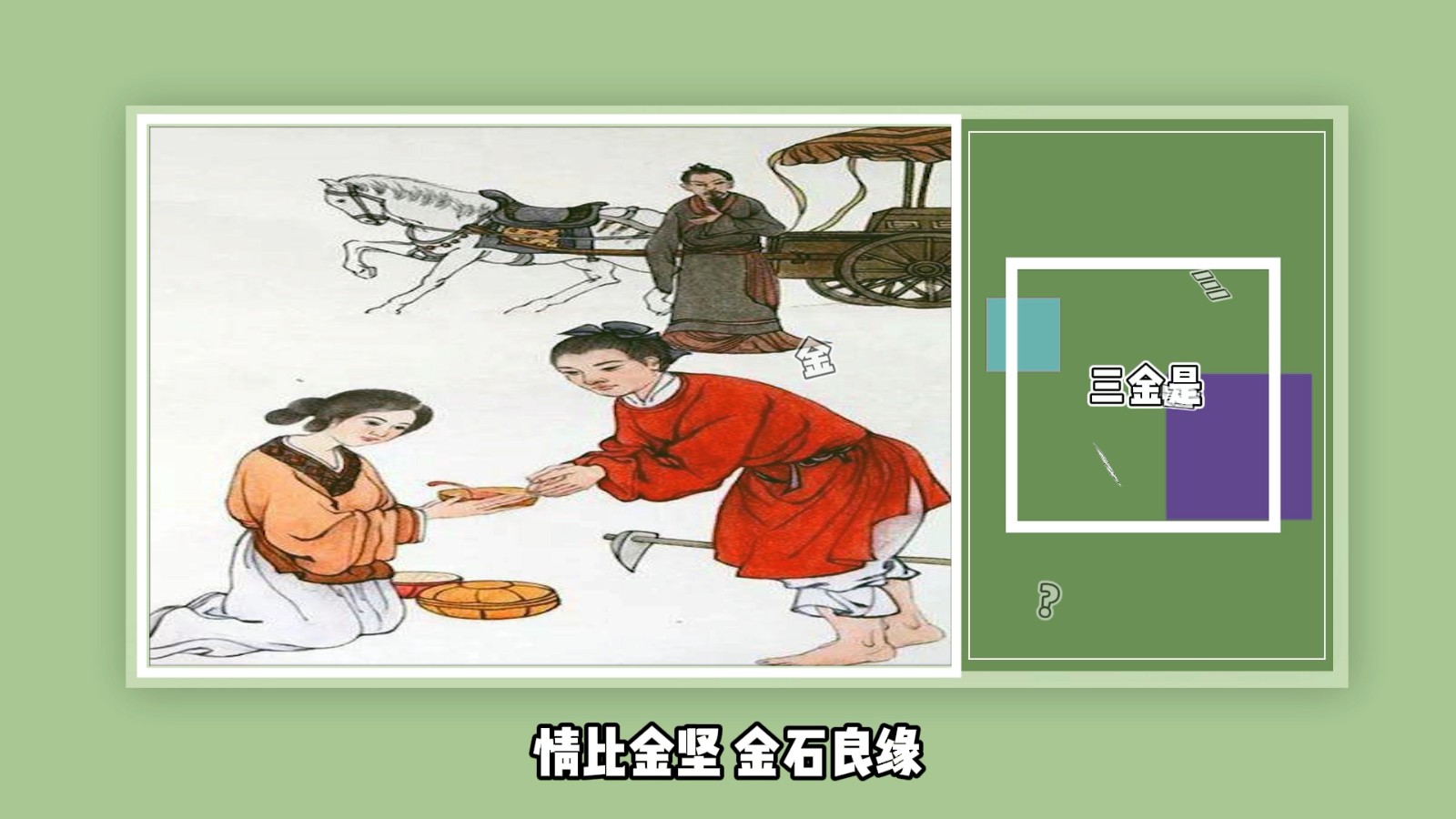 三金是指哪三金?