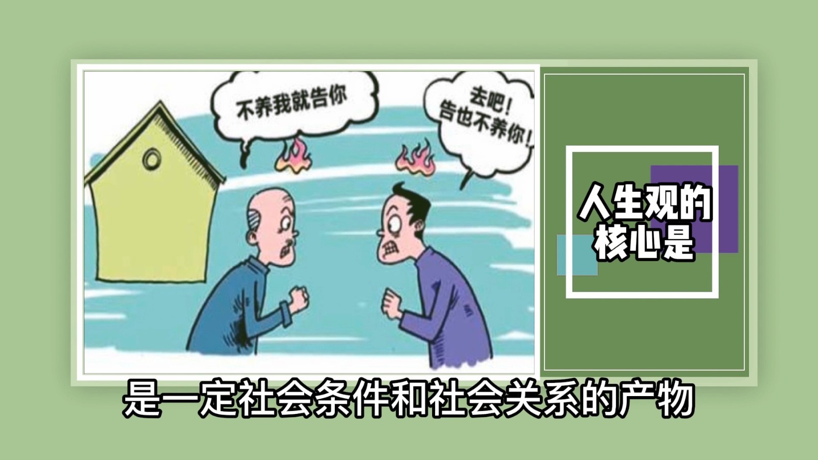 人生观的核心是?