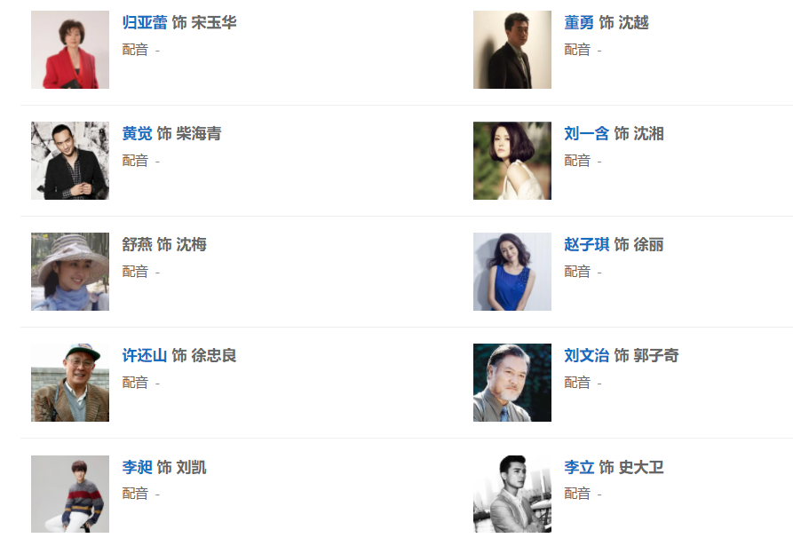 幸福有配方演员表