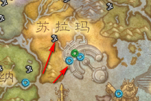 wow7.0魔法回廊入口在哪