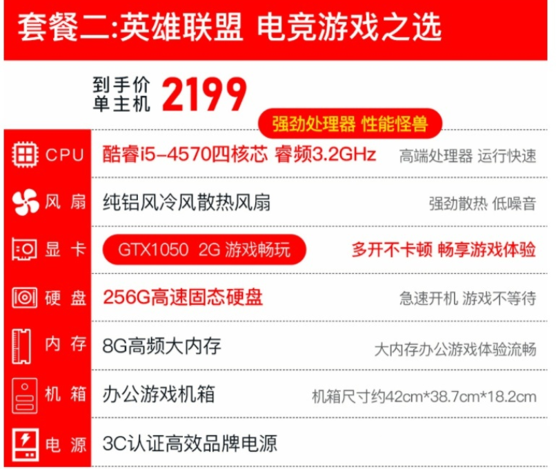 3000元台式电脑配置