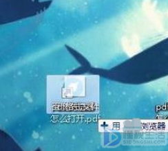 电脑上怎么打开pdf文件