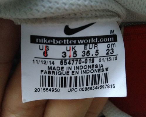 怎么辨别耐克鞋真假