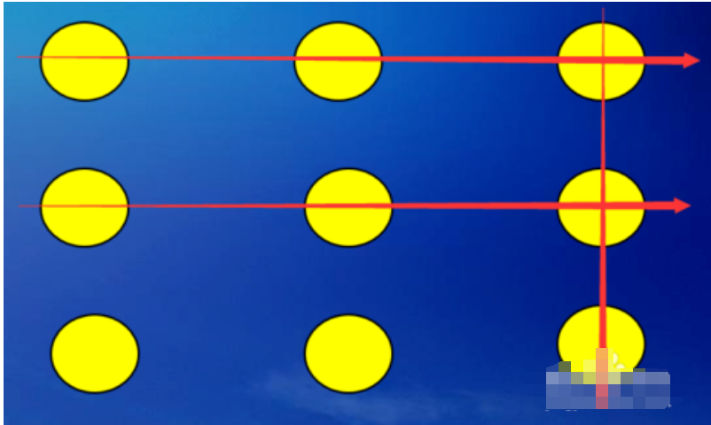 怎么用四根线把九个点连起来有图
