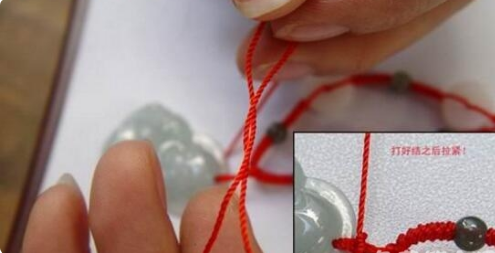怎么编红绳项链