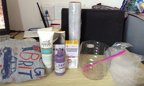 怎么用紫药水染发？