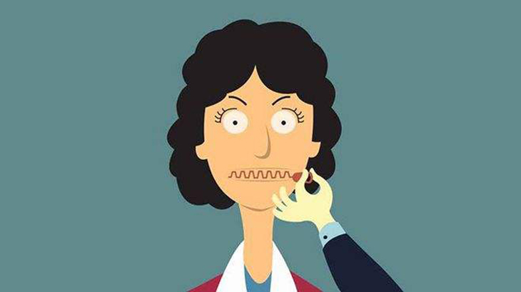 一只黑狗不叫不吼。打一字