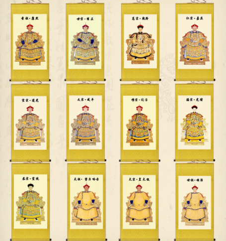 清朝历代皇帝的排列顺序