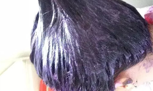 怎么用紫药水染发？