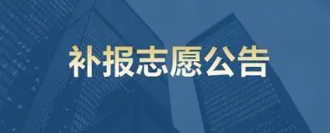 补报志愿是什么时候