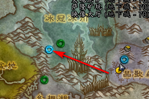 魔兽世界，萨隆矿坑的入口在哪呢？我怎么都找不到