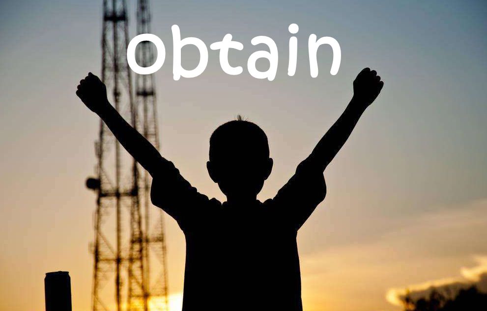 得到的英文怎么说