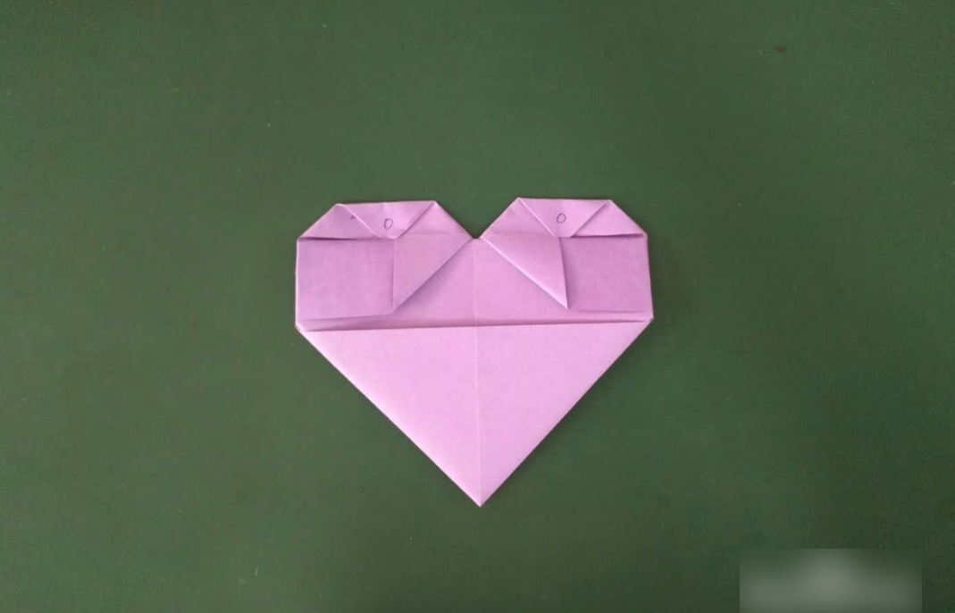 爱心怎么折最简单的
