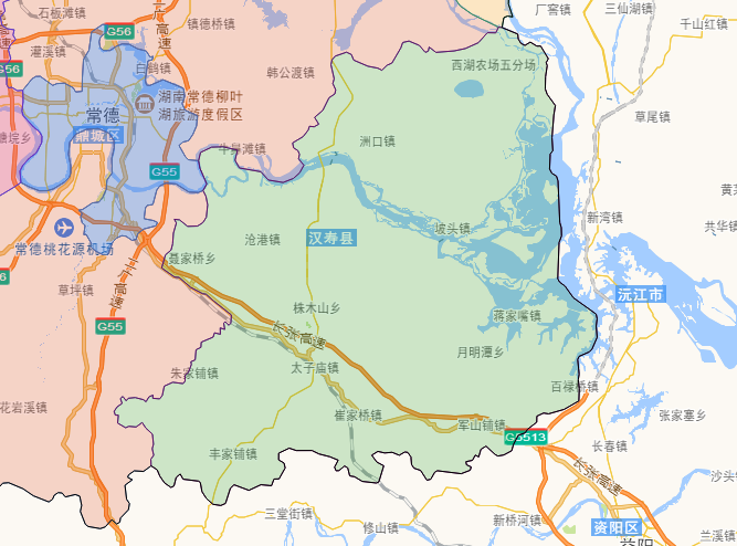 汉寿各乡镇名称