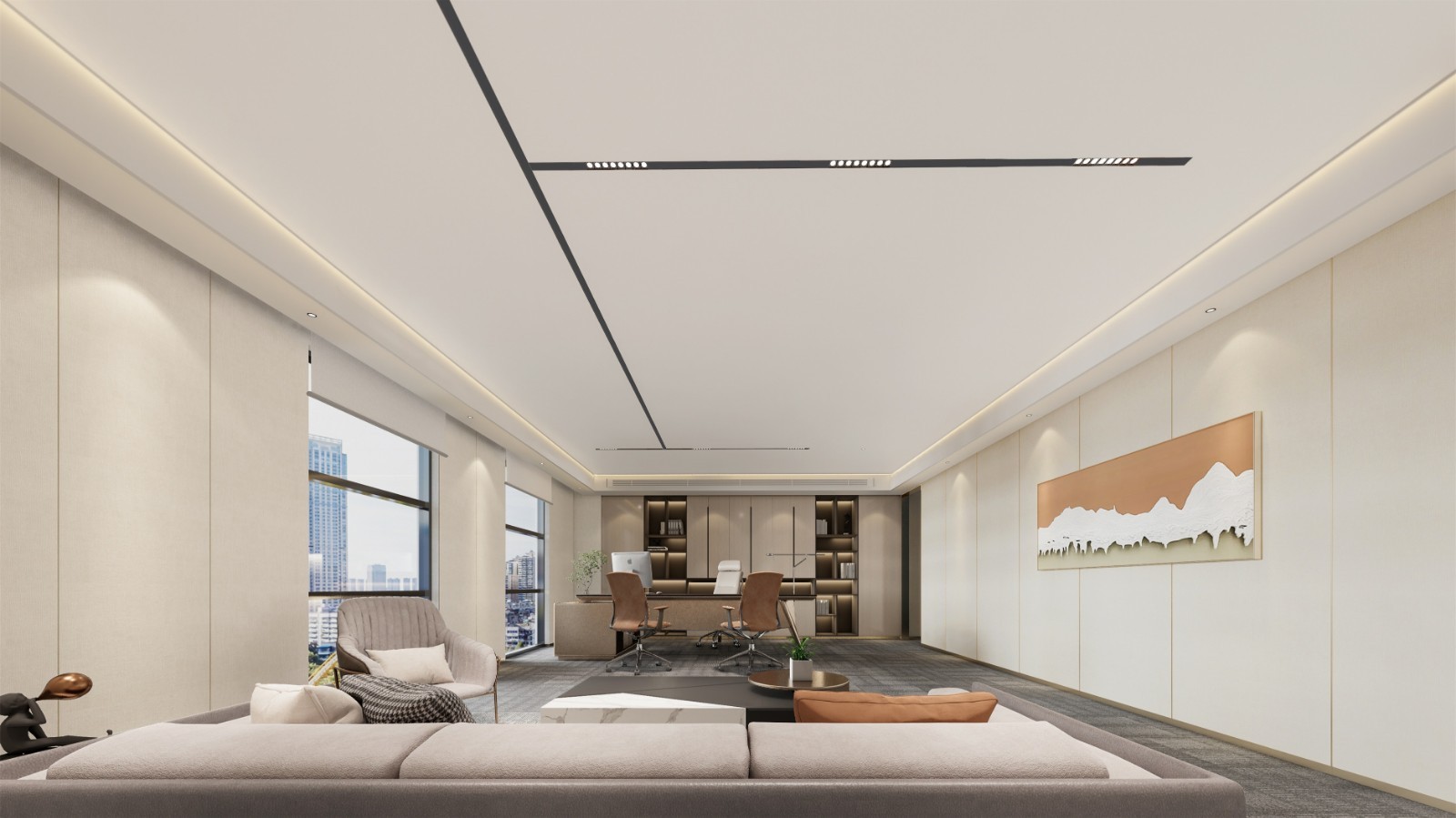 大气董事长办公室应该如何装修设计？