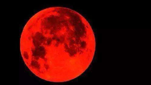 美加州出现血红色满月，这是种什么景象？