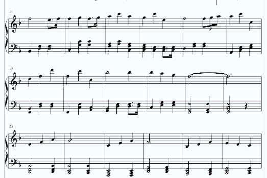 爱的华尔兹简谱（要数字的）