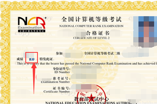 国二计算机用身份证号怎么查成绩