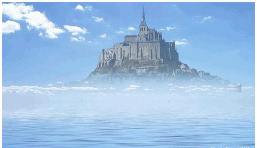 上海上空出现海市蜃楼景象,这种景象是如何产生的?