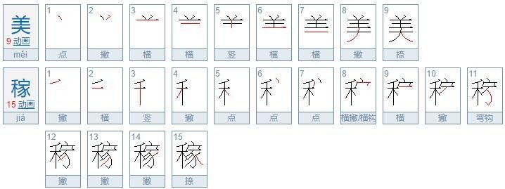 稼组词,拼音是什么?