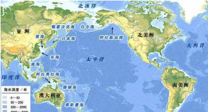 太平洋属于哪个国家的海域？