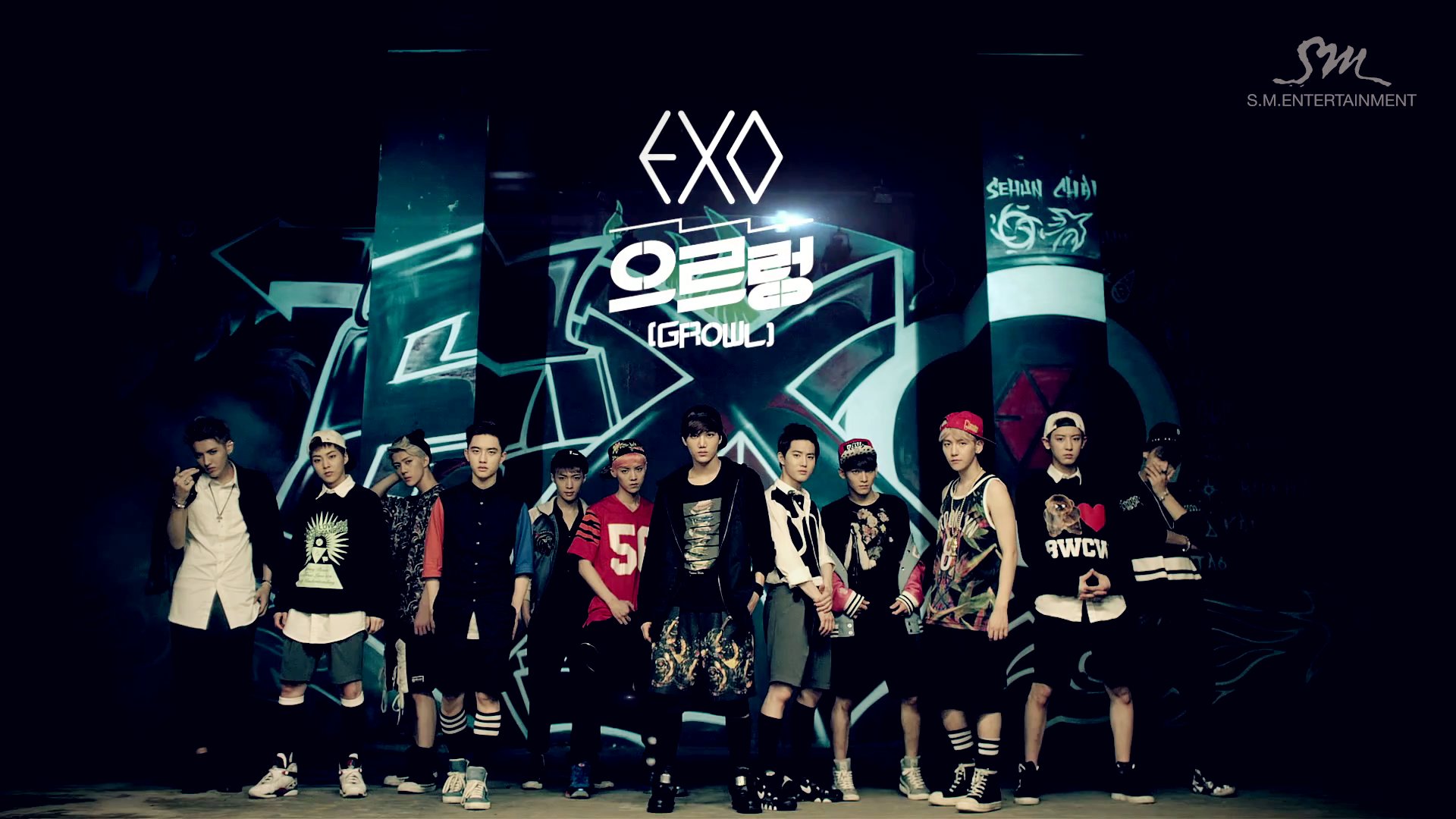 exo全体的高清电脑桌面壁纸