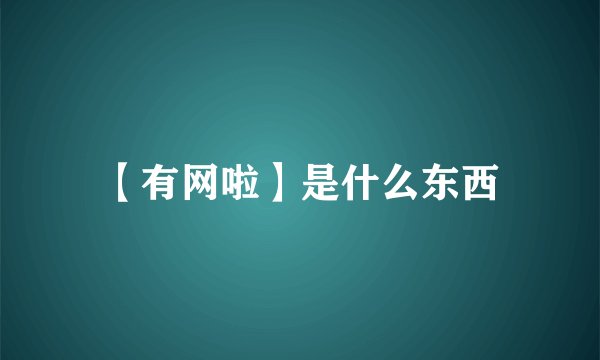 【有网啦】是什么东西