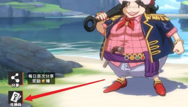 海贼王兑换码在哪里输入