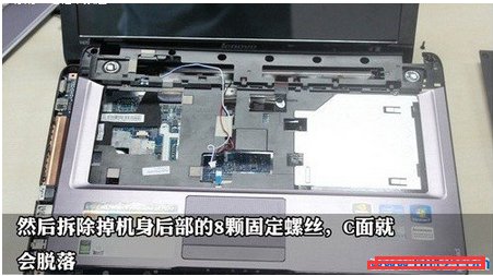 华硕笔记本k40in清尘拆机步骤