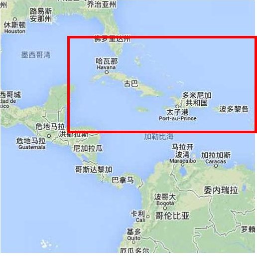 请问加勒比国家指哪些国家？