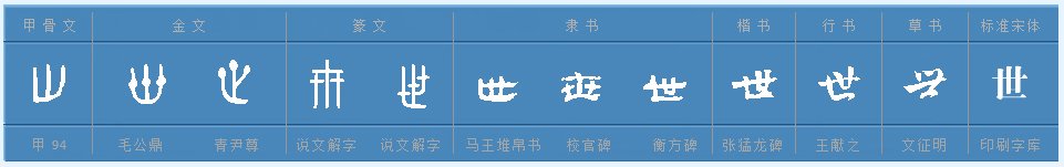 世的笔画顺序怎么写的