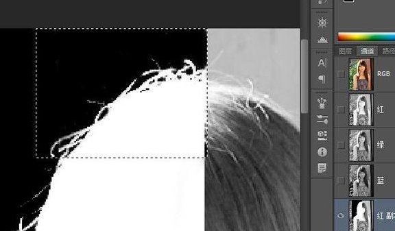 ps通道抠图步骤？