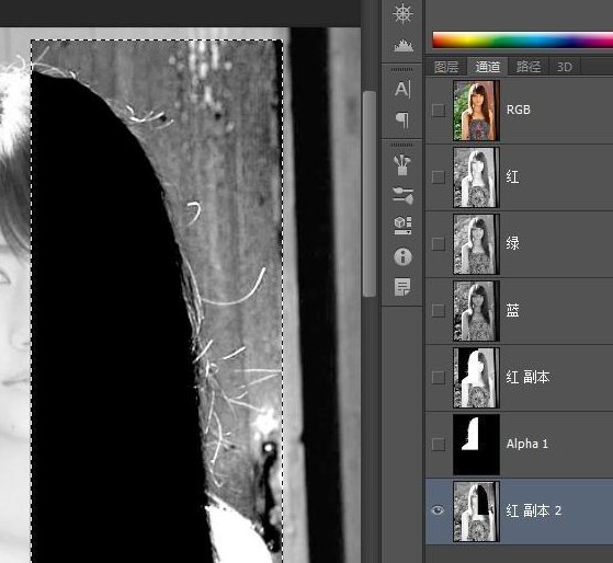 ps通道抠图步骤？