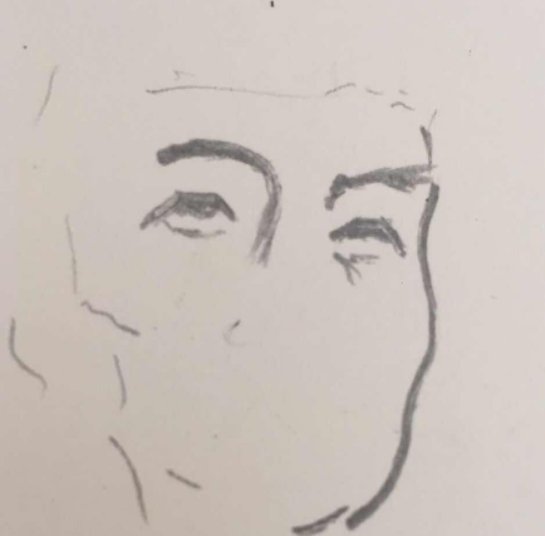 雷锋头像简笔画