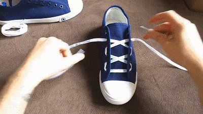 鞋带打结的几种简单方法