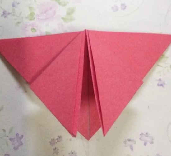 用纸叠心的步骤是什么