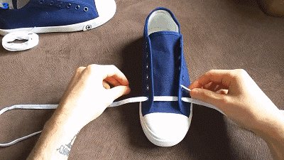 鞋带打结的几种简单方法