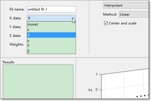matlab如何将离散点拟合成曲面