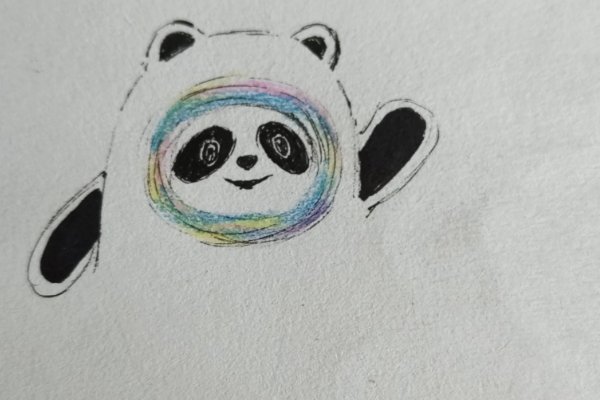 冰墩墩雪容融简笔画