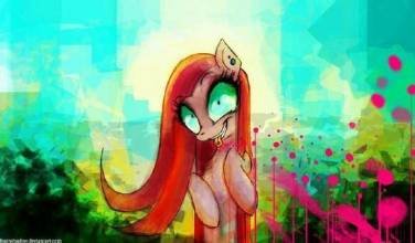 小马宝莉恐怖碧奇图片