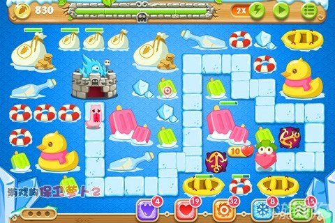 保卫萝卜2第49关 第49关怎么过 详解怎么玩