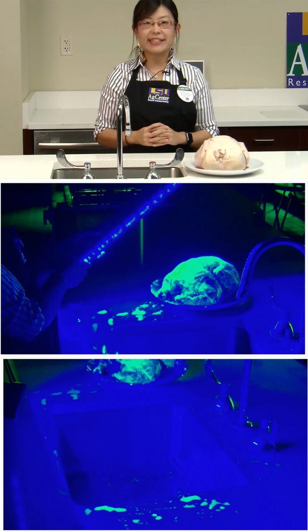 为什么买回家的生肉不能直接在水龙头下冲洗?