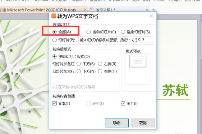 把ppt转换成word纯文字