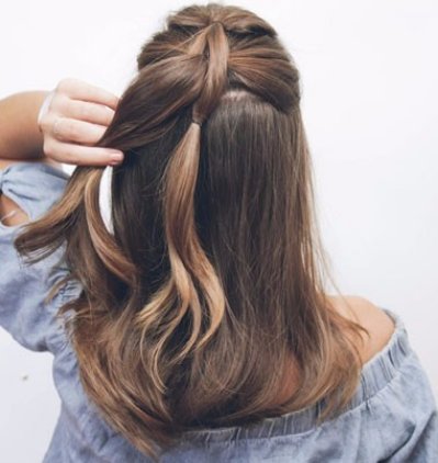 编辫子发型扎法图解99款