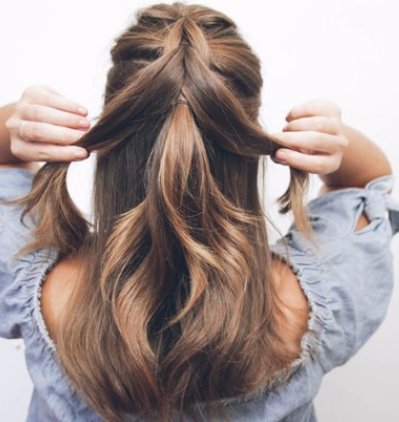 编辫子发型扎法图解99款