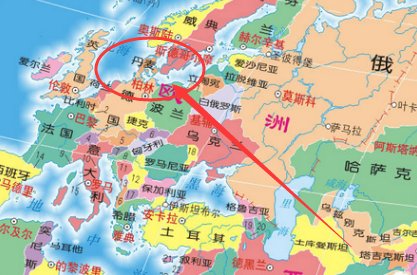 丹麦在地图上的哪里?(要图)