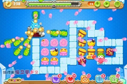 保卫萝卜2第49关 第49关怎么过 详解怎么玩